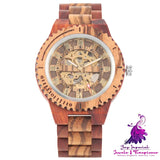 Bamboo Wood Creative Gear Mechanical Watch