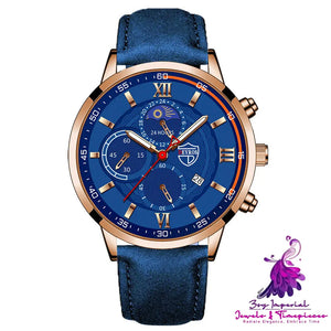 Leather Belt Fashion Automatic Quartz Watch