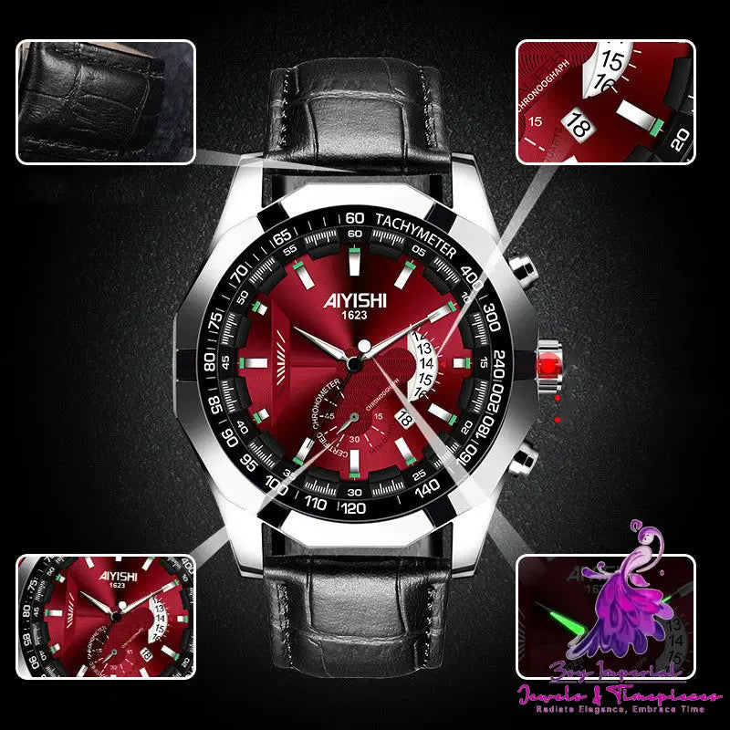 Luminous Waterproof Skeleton Watch