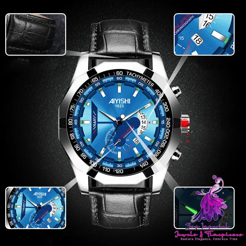 Luminous Waterproof Skeleton Watch