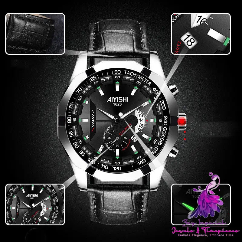 Luminous Waterproof Skeleton Watch