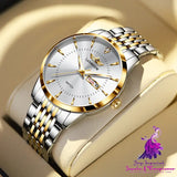 Fashion Automatic Men’s Steel Band Watch