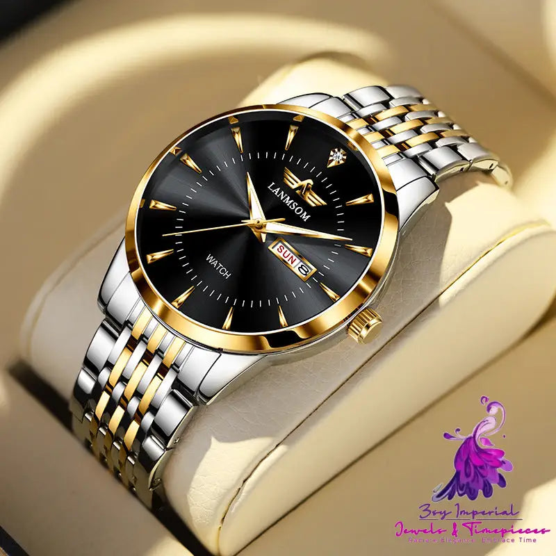 Fashion Automatic Men’s Steel Band Watch