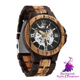 Pure Wood Handmade Mechanical Men’s Watch