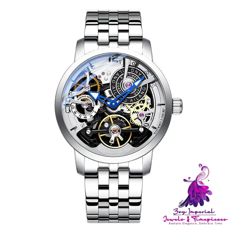 Mechanical Automatic Hollow Waterproof Watch