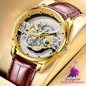 Double-sided Skeleton Automatic Machine Watch