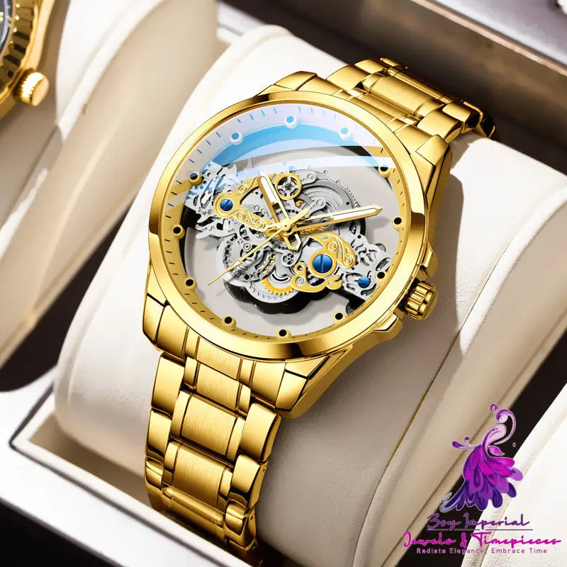 Double-sided Skeleton Automatic Machine Watch