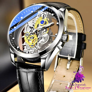 Double-sided Skeleton Automatic Machine Watch