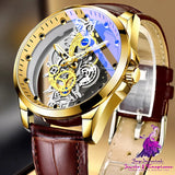 Double-sided Skeleton Automatic Machine Watch