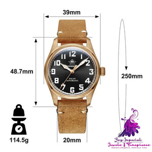 Bronze Automatic Mechanical Men’s Watch