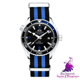 Luminous Classic Canvas Belt Men’s Mechanical Watch