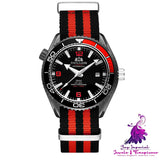 Luminous Classic Canvas Belt Men’s Mechanical Watch