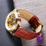 Transparent Hollowed Out Women’s Automatic Watch