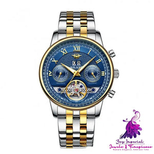 Automatic Mechanical Sun Moon Stars Men’s Watch