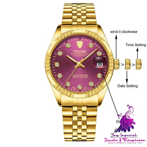 Automatic Rhinestone Men’s Watch