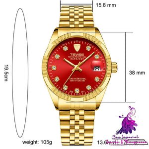 Automatic Rhinestone Men’s Watch