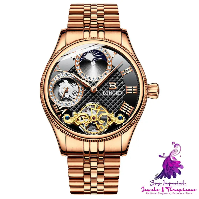 Automatic Skeleton Waterproof Men’s Watch