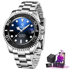 Waterproof Stainless Steel Automatic Mechanical Watch for