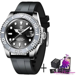 Waterproof Stainless Steel Automatic Mechanical Watch for