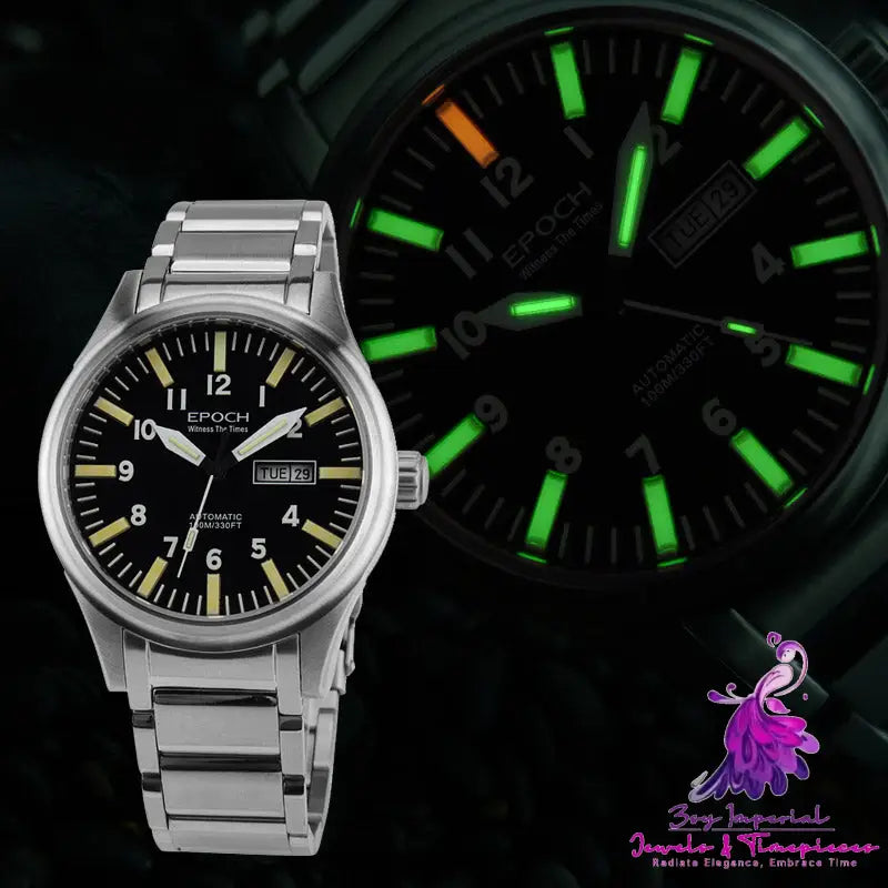 Rainbow Light Tube Automatic Mechanical Watch