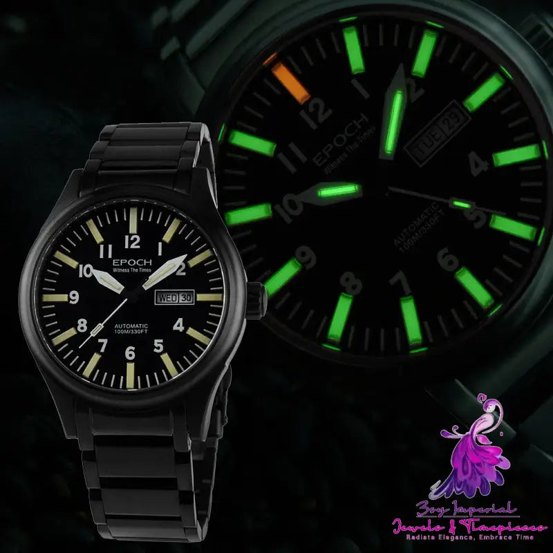 Rainbow Light Tube Automatic Mechanical Watch