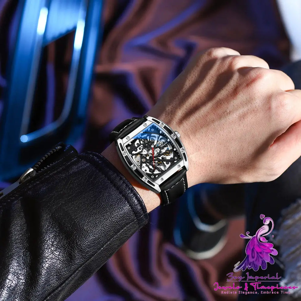 Skeleton Automatic Mechanical Watch for Men