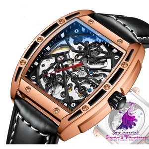 Skeleton Automatic Mechanical Watch for Men