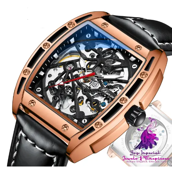 Skeleton Automatic Mechanical Watch for Men