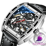 Skeleton Automatic Mechanical Watch for Men