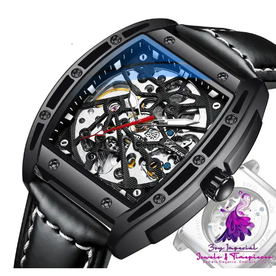 Skeleton Automatic Mechanical Watch for Men