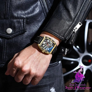 Skeleton Automatic Mechanical Watch for Men