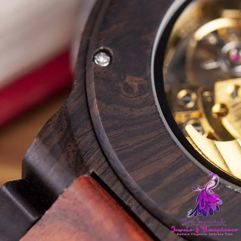 Wooden Automatic Mechanical Watch