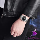 Stainless Steel Automatic Mechanical Watch for Men