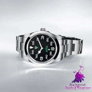 Stainless Steel Automatic Mechanical Watch for Men