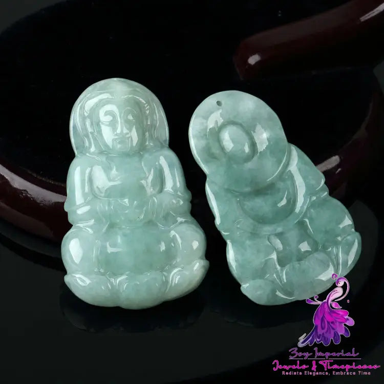 Jade Buddha Pendant