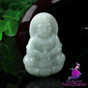 Jade Buddha Pendant