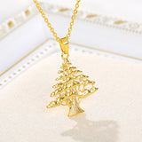 Christmas Tree Couple Necklace