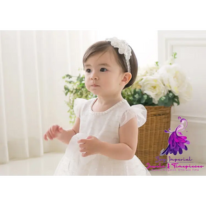 Korean Version Of Female Baby Butterfly Headband