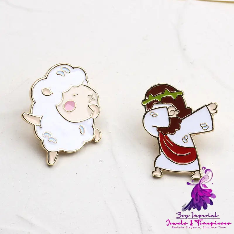 Cute Cartoon Japanese Badge Backpack Brooch