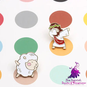 Cute Cartoon Japanese Badge Backpack Brooch