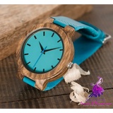 Bamboo Green Silicone Band Watch