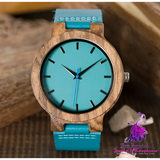 Bamboo Green Silicone Band Watch