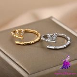 Bamboo Lovely Micro Set Zirconium Ring