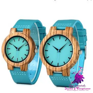 Bobo Bird Couple Bamboo Table Watch