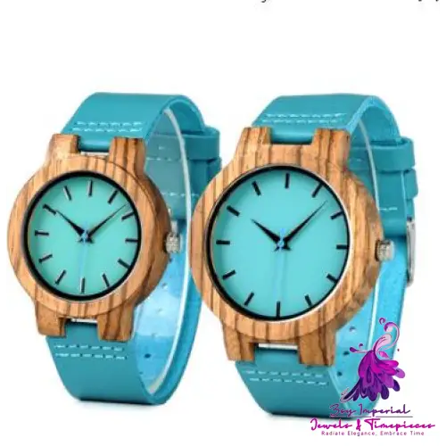 Bobo Bird Couple Bamboo Table Watch