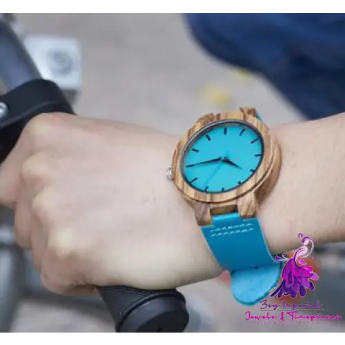 Bobo Bird Couple Bamboo Table Watch