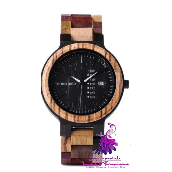 Bobo Bird Couple Bamboo Table Watch