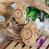 Bamboo and Wooden Wristwatch