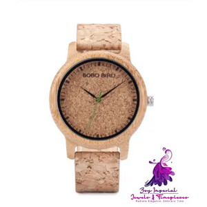 Bamboo and Wooden Wristwatch