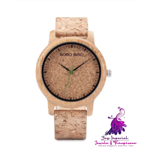 Bamboo and Wooden Wristwatch